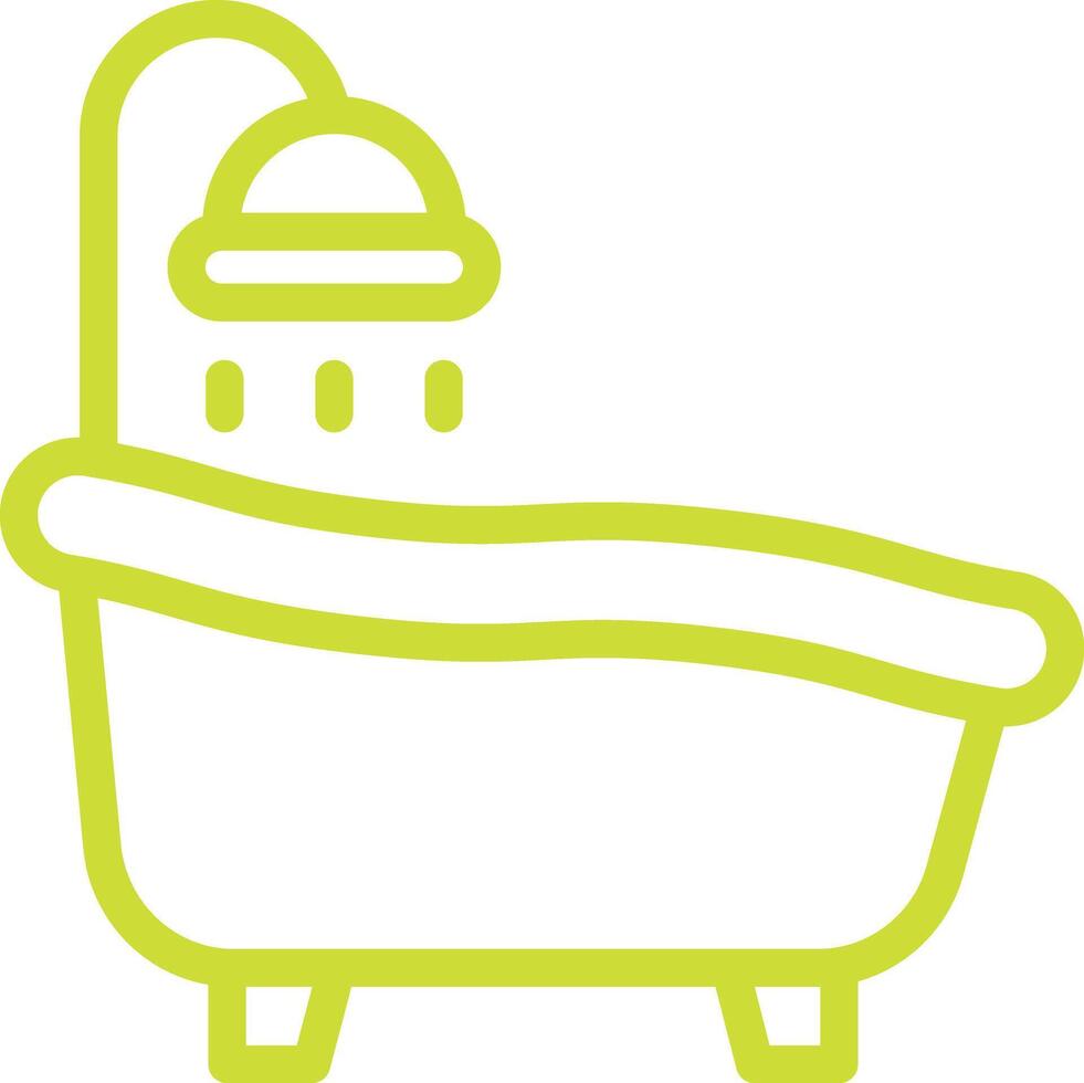 Bath tub Icon Design Illustration vector