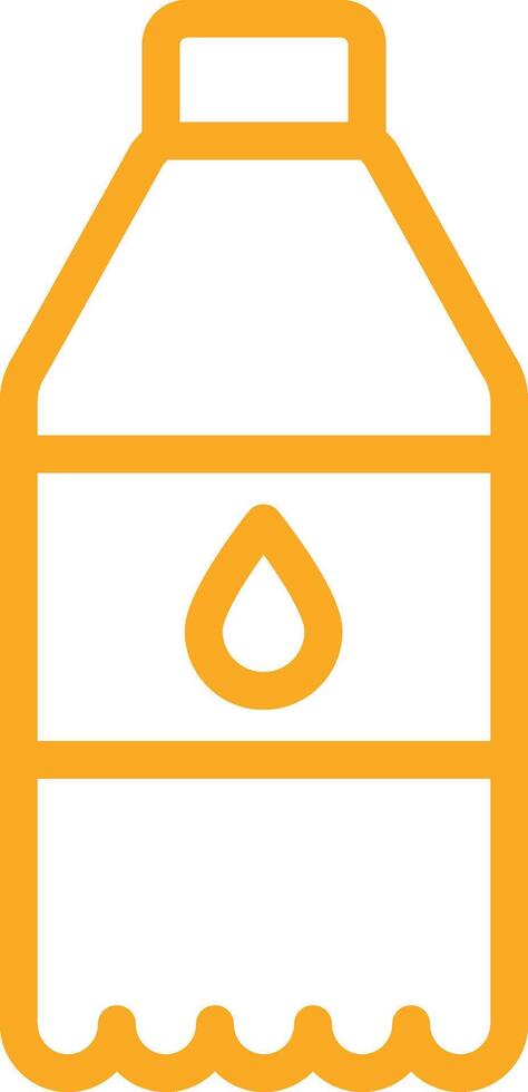 Water bottle Icon Design Illustration vector
