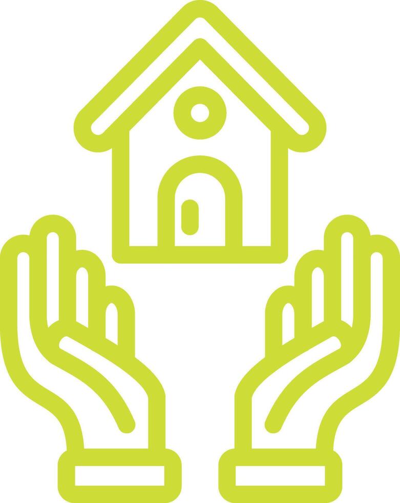 House insurance Icon Design Illustration vector