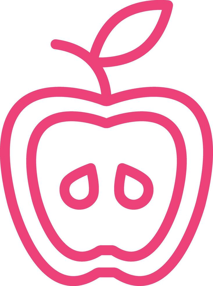 Apple Icon Design Illustration vector