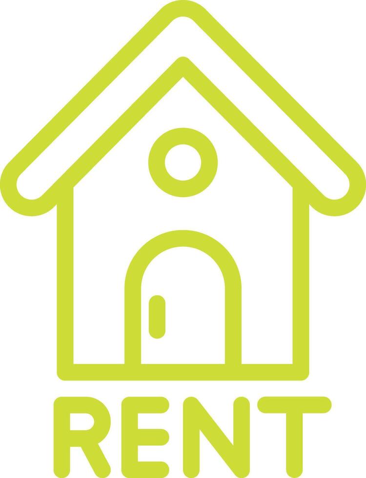 Rent Icon Design Illustration vector