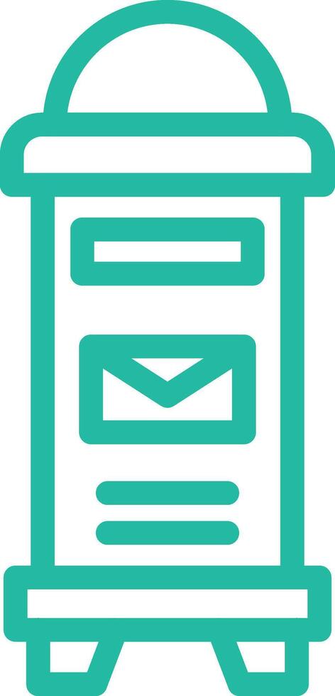 Mailbox Icon Design Illustration vector