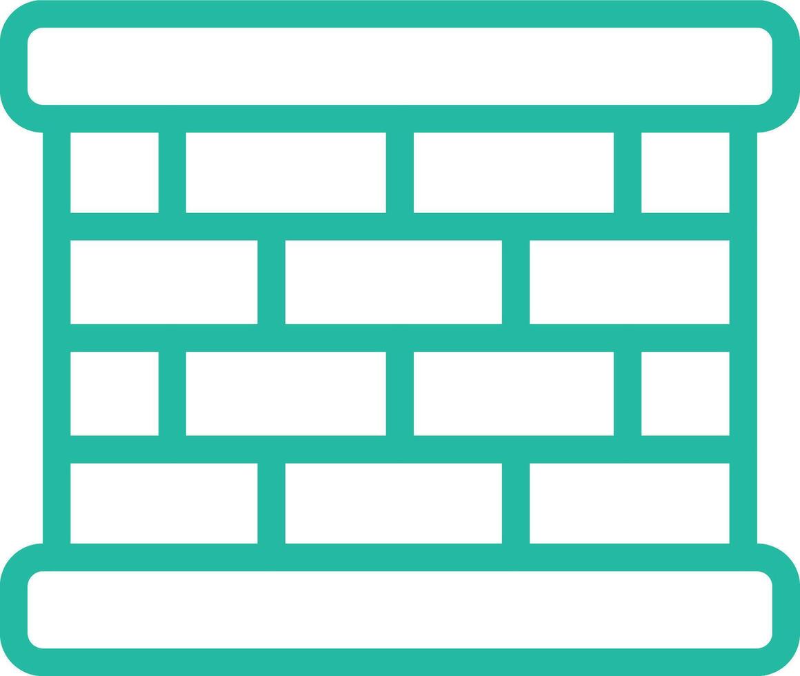 Wall Icon Design Illustration vector