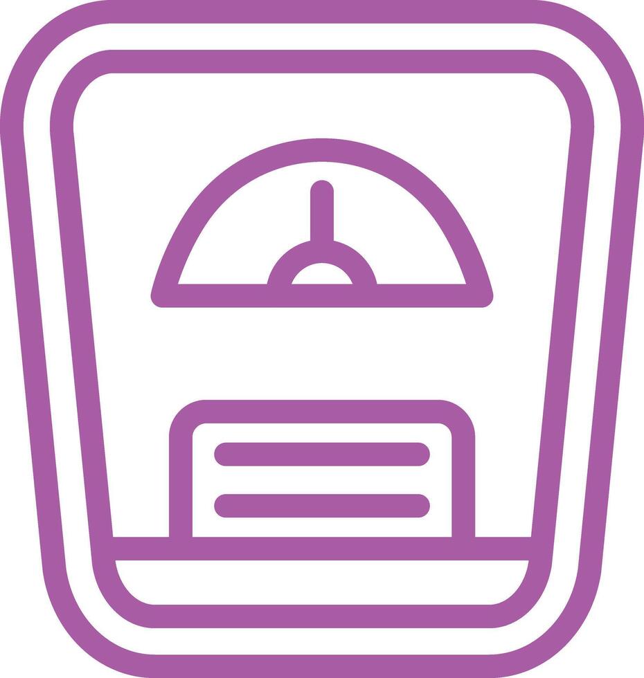Weight Icon Design Illustration vector