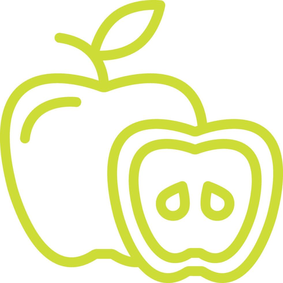 Apple Icon Design Illustration vector