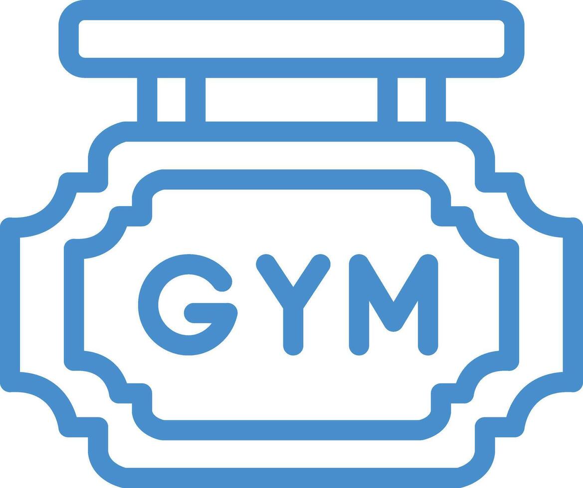 Gym Board Icon Design Illustration vector