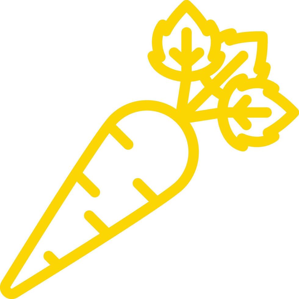 Carrot Icon Design Illustration vector