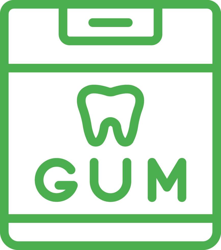 Chewing Gum Icon Design Illustration vector