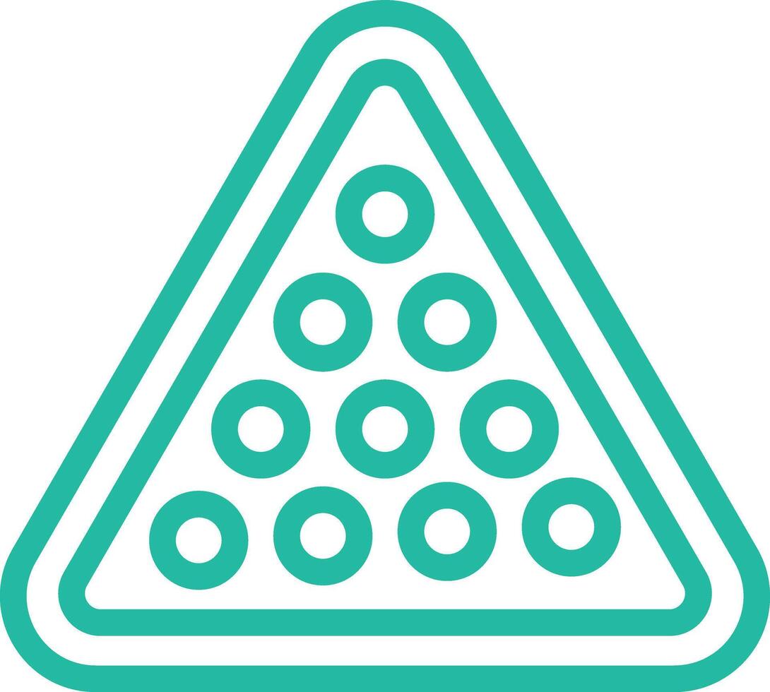 Billiard Icon Design Illustration vector