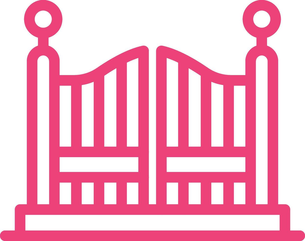 Door Icon Design Illustration vector