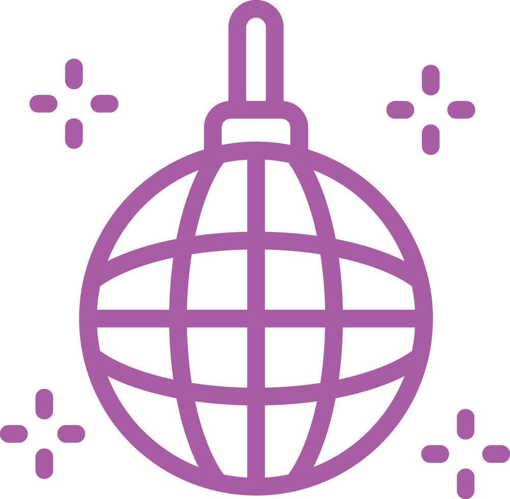 Mirror Ball Icon Design Illustration vector