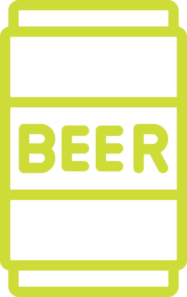 Beer Can Icon Design Illustration vector