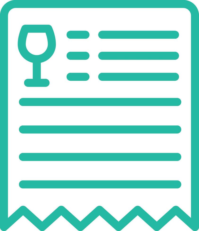 Bill Icon Design Illustration vector