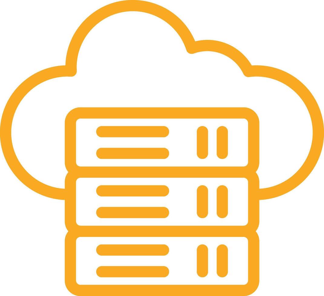 Database Icon Design Illustration vector