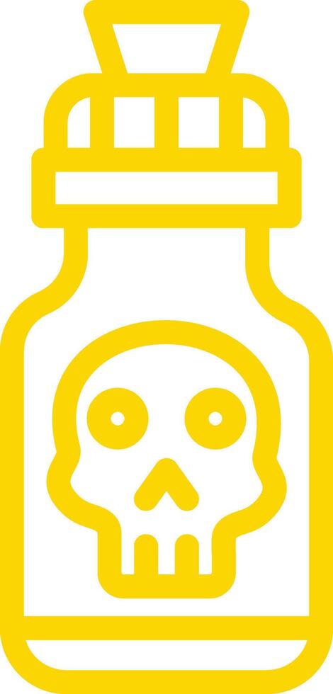 Poison Icon Design Illustration vector