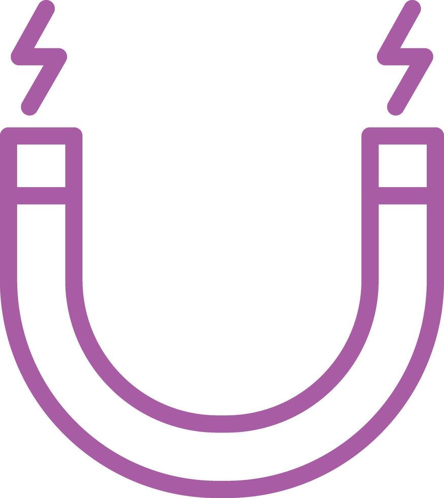 Magnet Icon Design Illustration vector