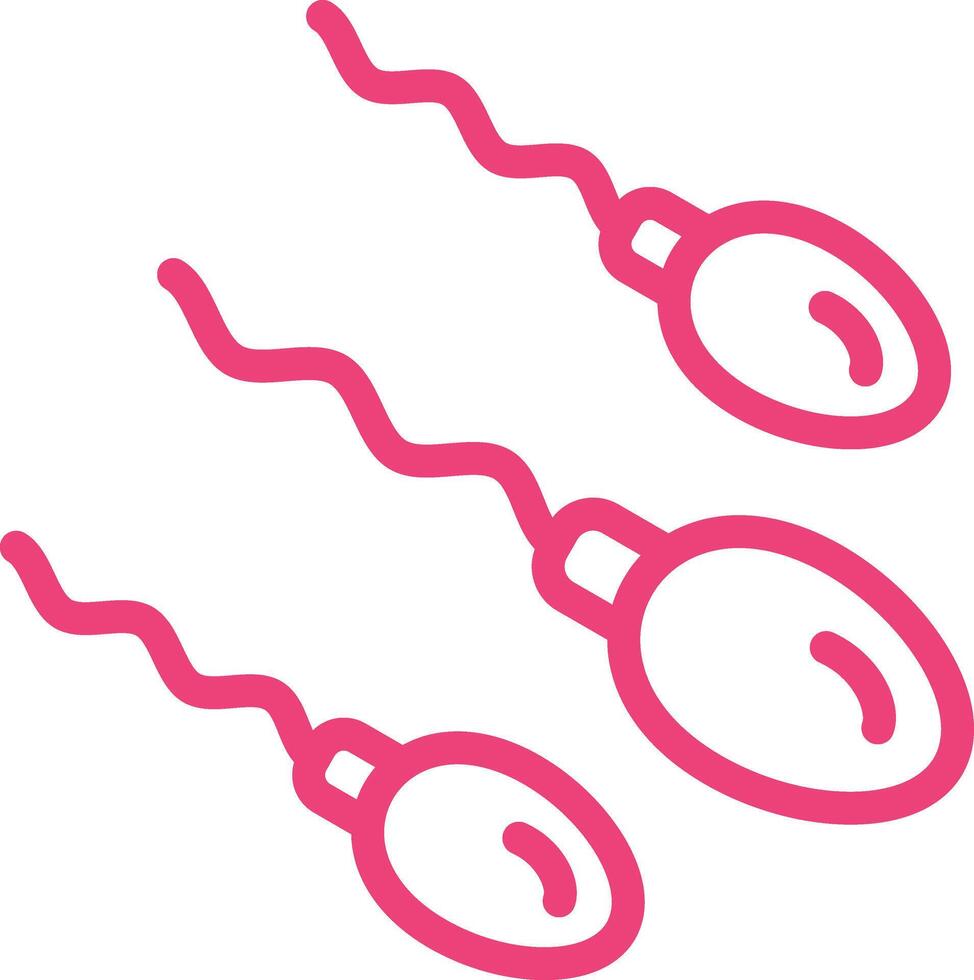 Sperm Icon Design Illustration vector