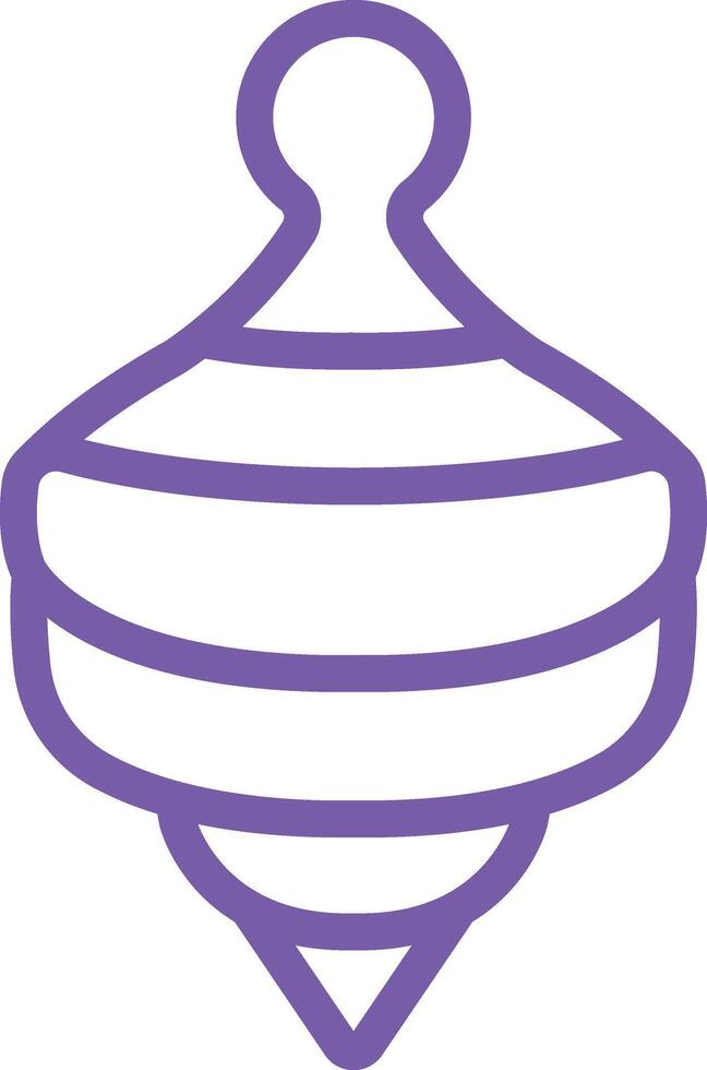 Spinning top Icon Design Illustration vector