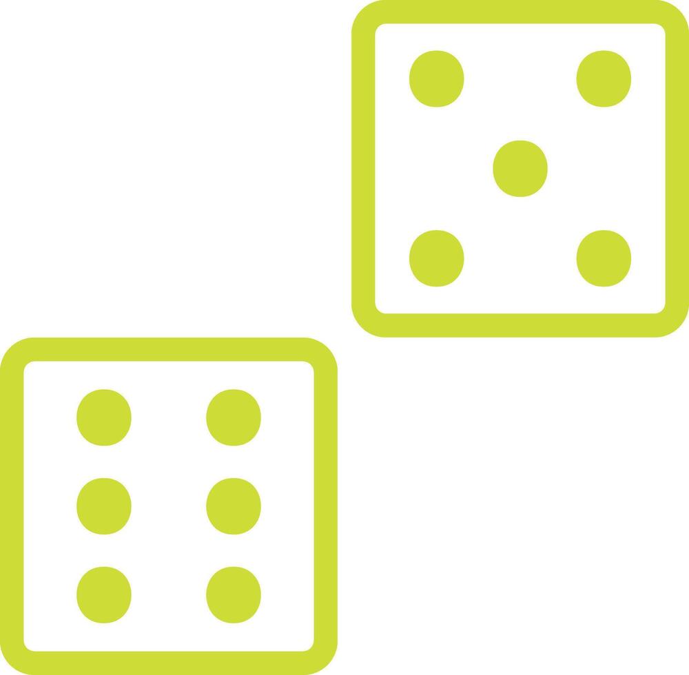 Dice Icon Design Illustration vector
