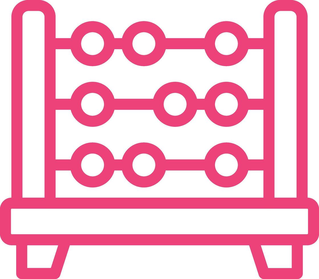 Abacus Icon Design Illustration vector
