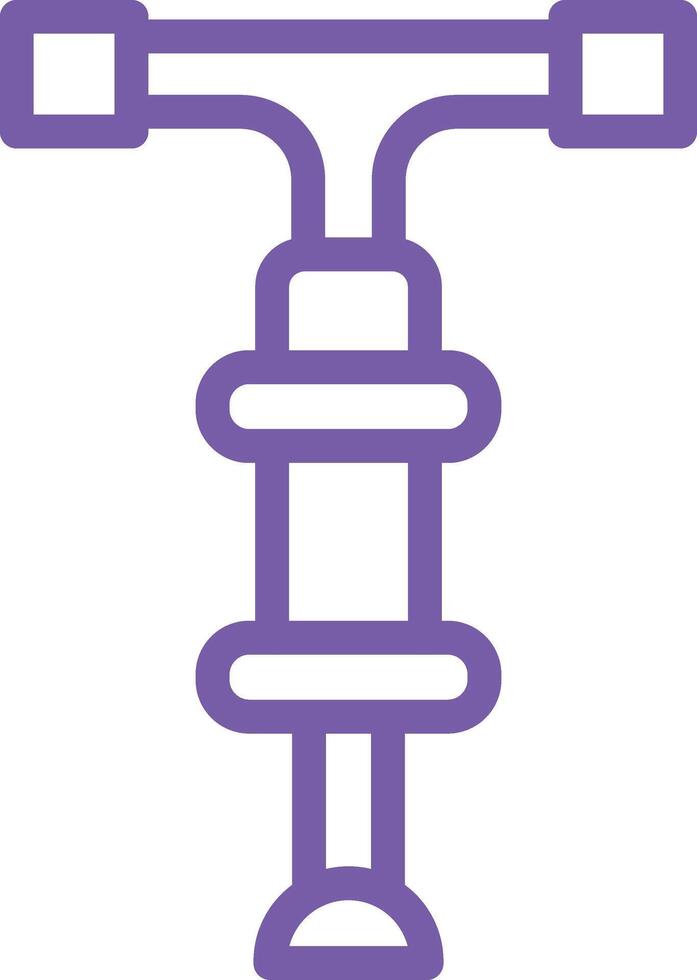 Pogo Icon Design Illustration vector