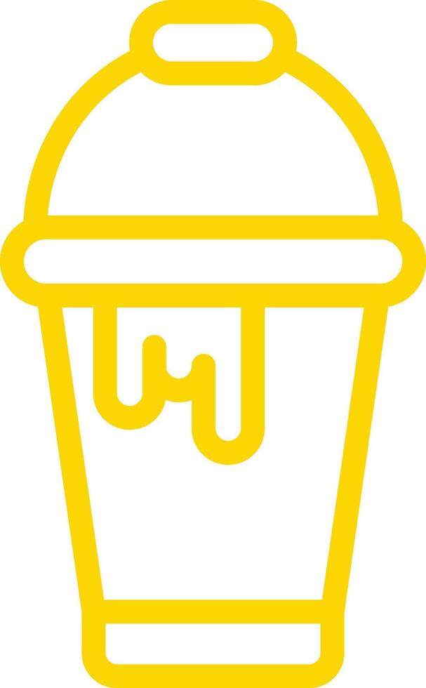 Paint bucket Icon Design Illustration vector