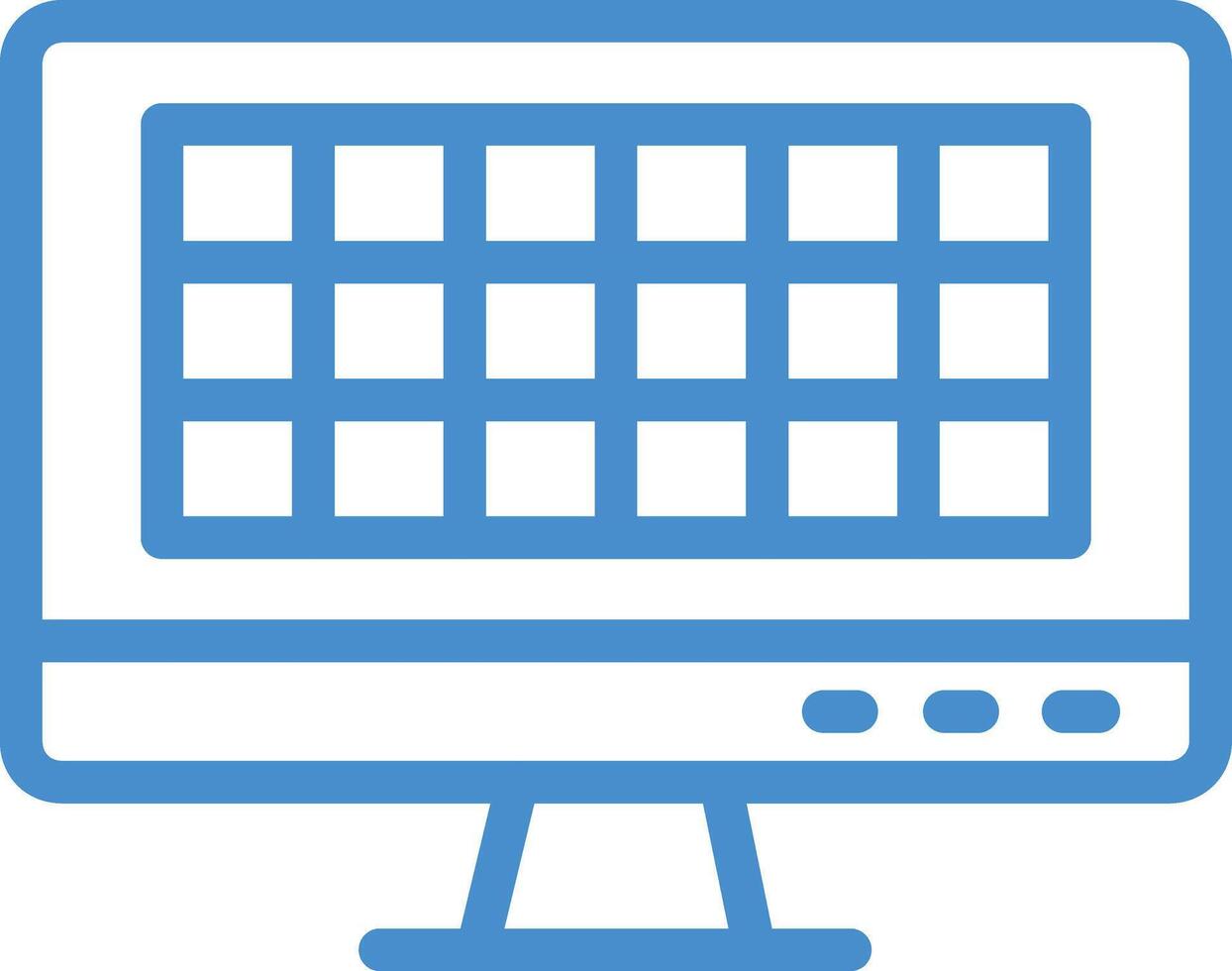Grid Icon Design Illustration vector