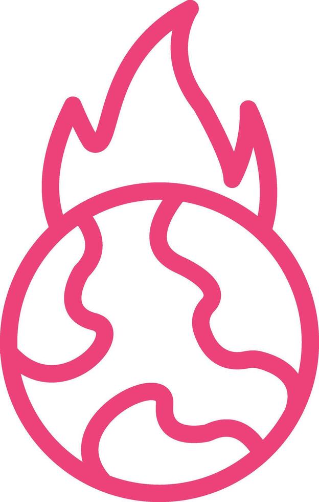 Flame Icon Design Illustration vector