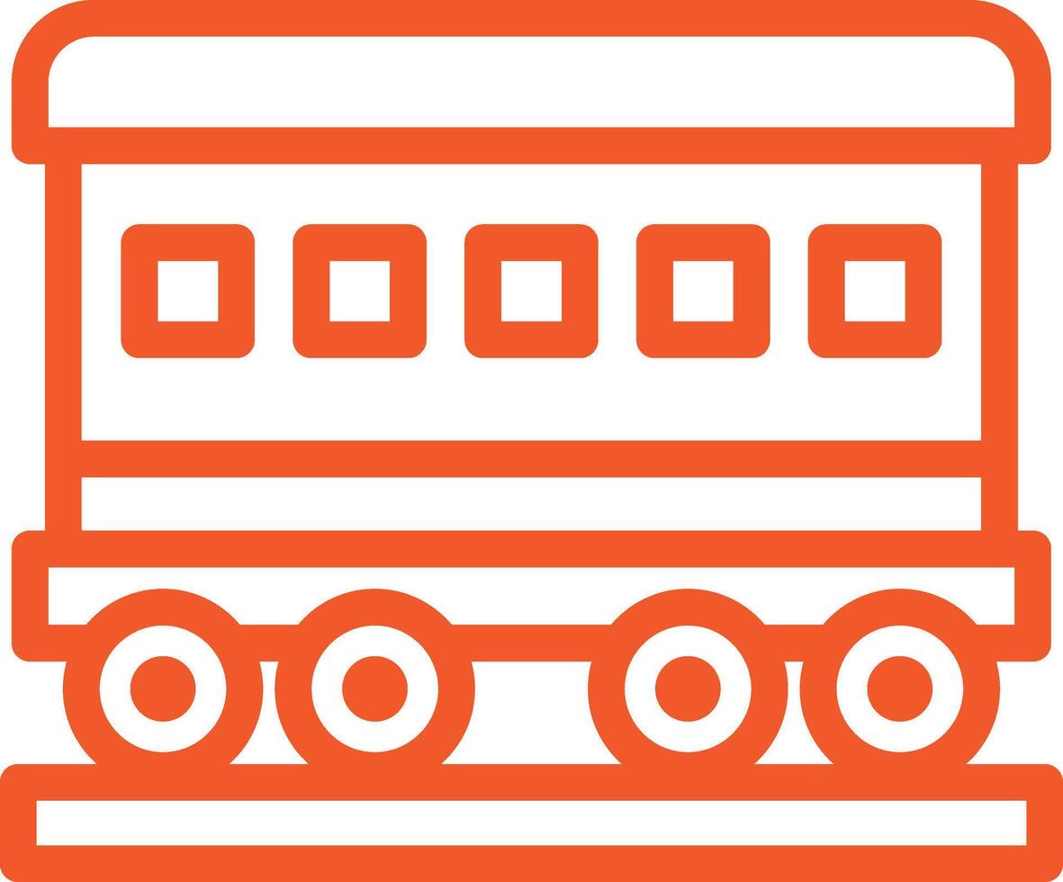 Wagon Icon Design Illustration vector