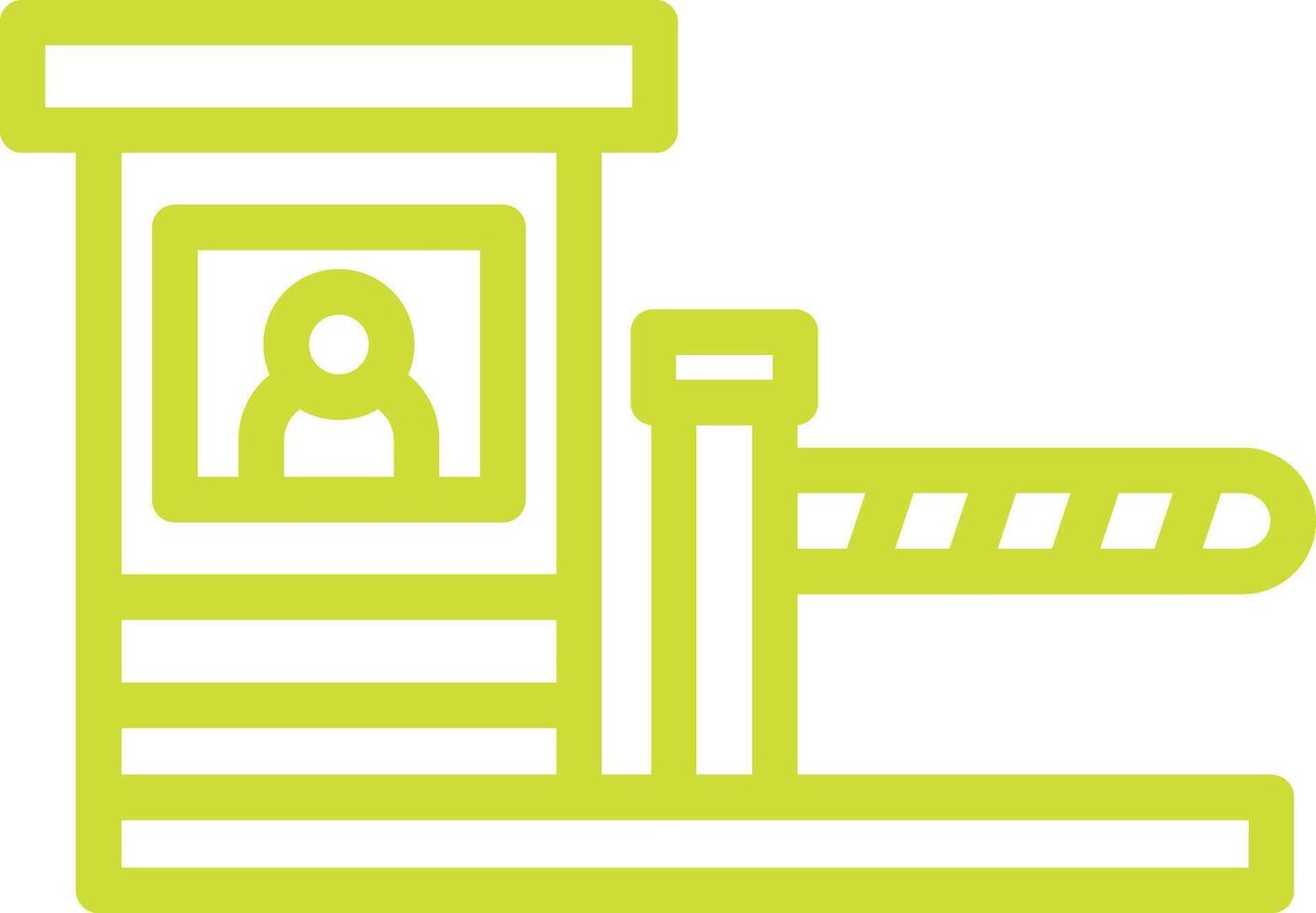Checkpoint Icon Design Illustration vector