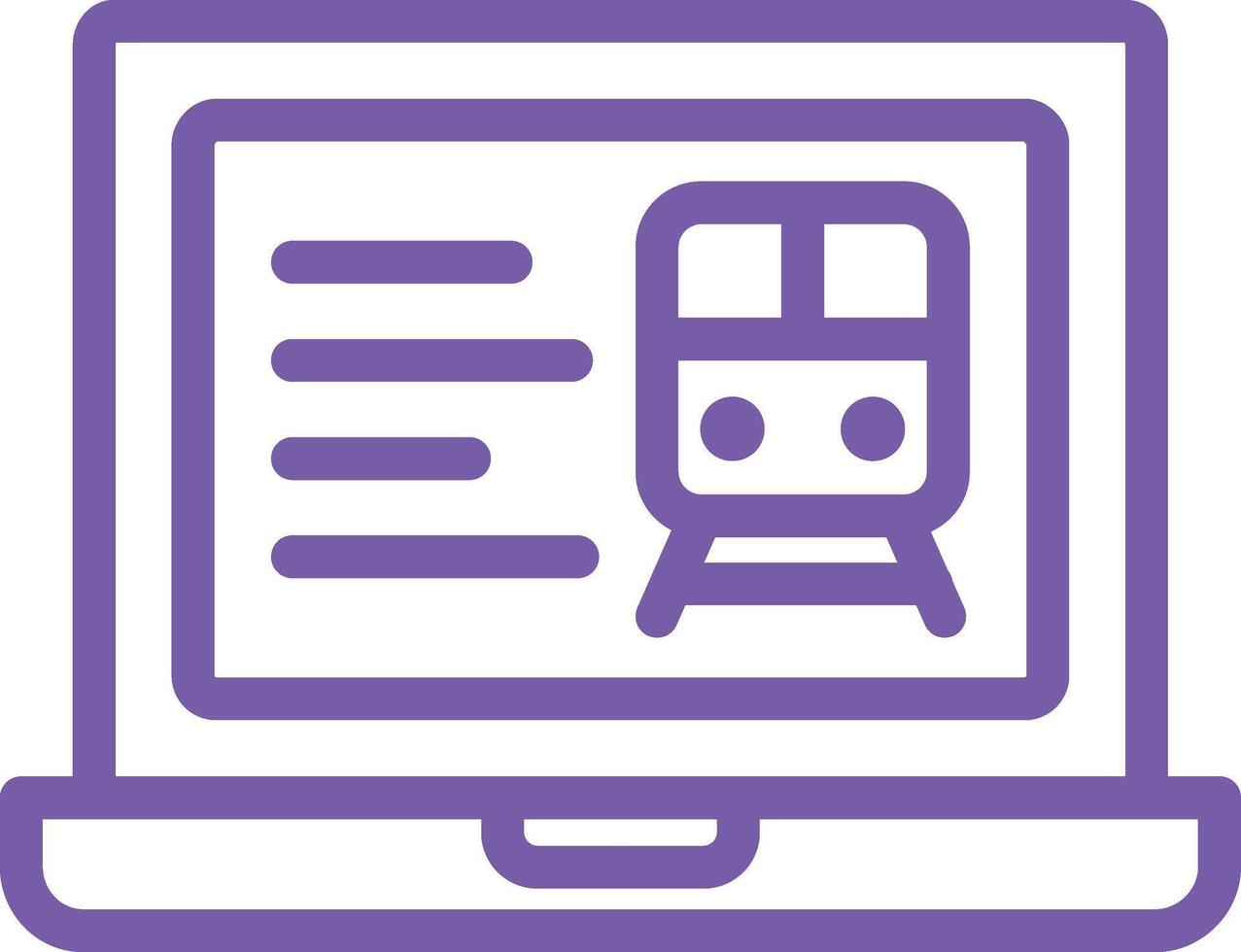 Online booking Icon Design Illustration vector