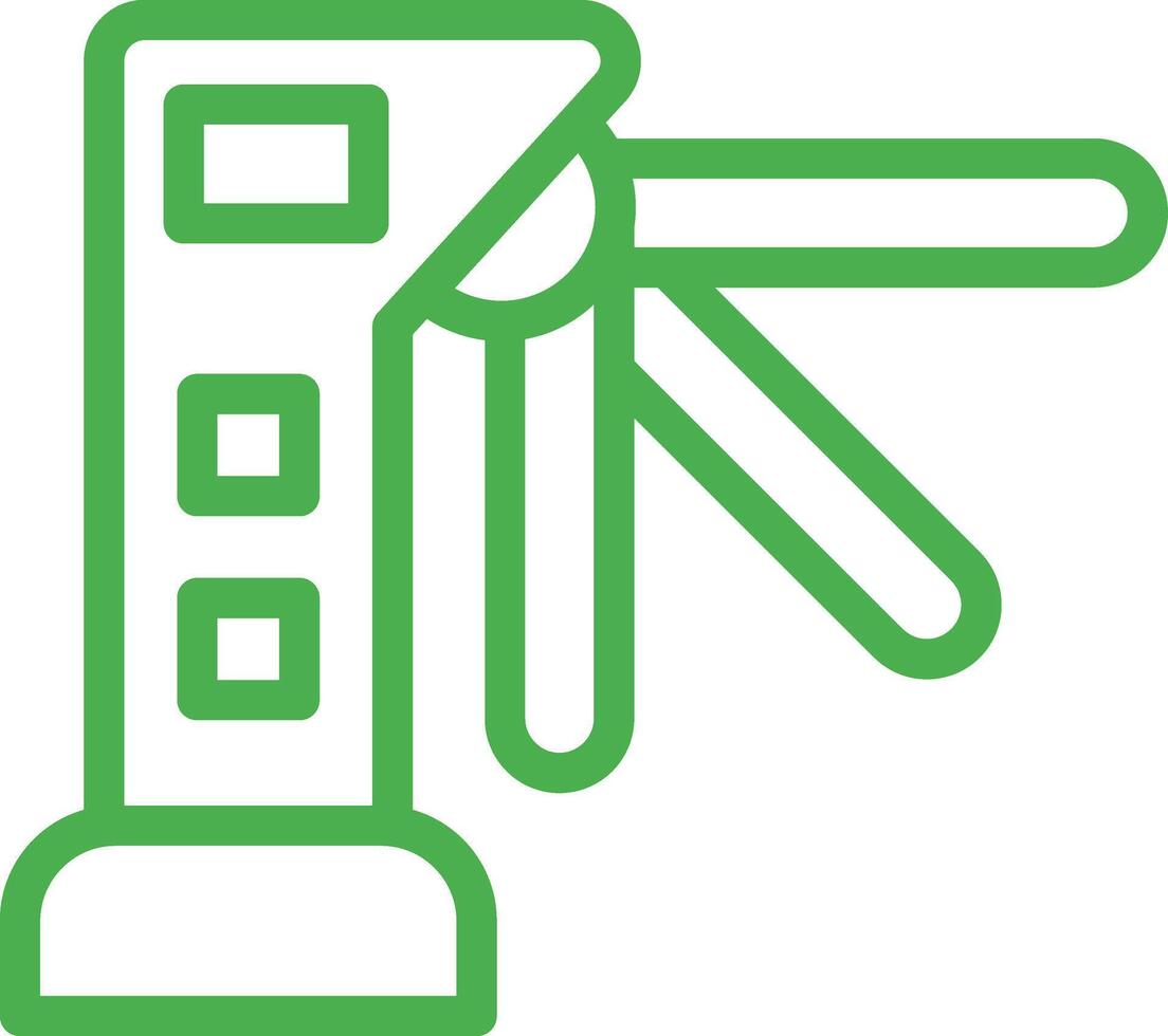 Turnstiles Icon Design Illustration vector