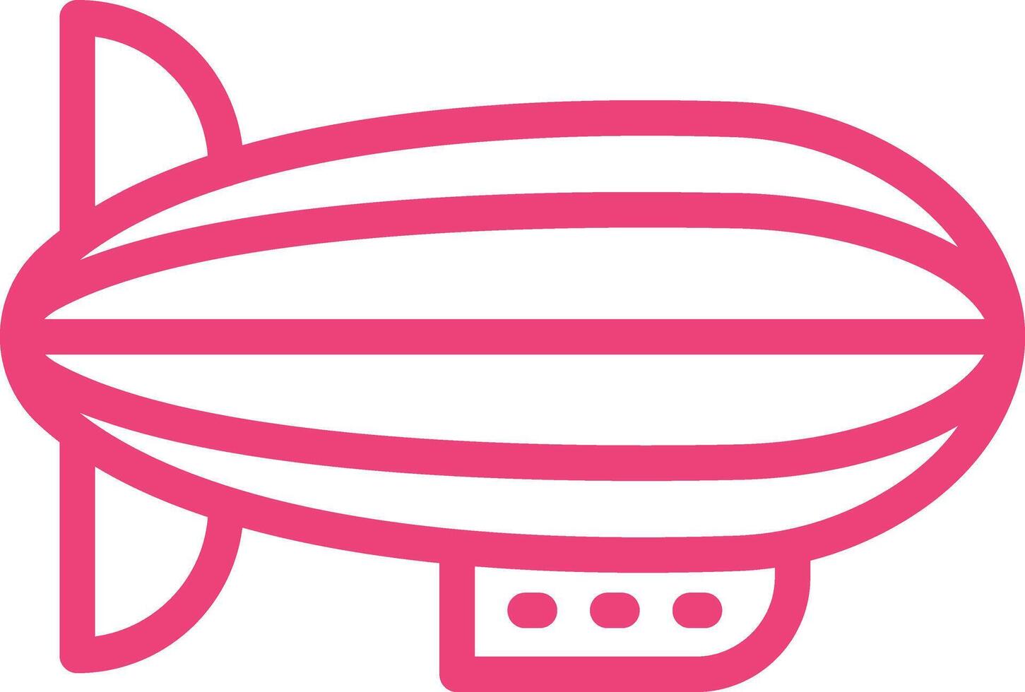Blimp Icon Design Illustration vector