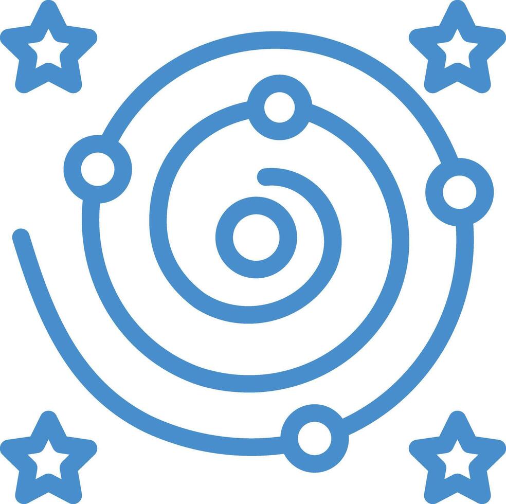 Galaxy Icon Design Illustration vector