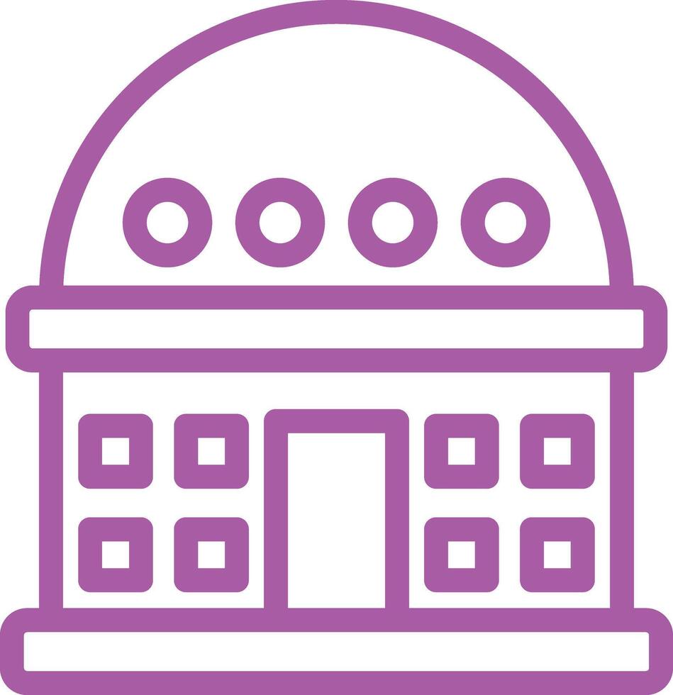 Planetarium Icon Design Illustration vector