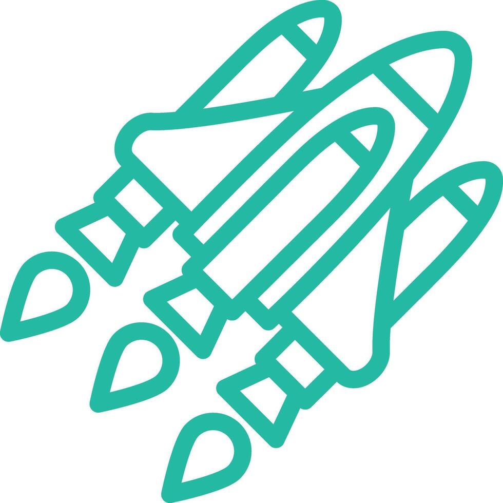 Space shuttle Icon Design Illustration vector