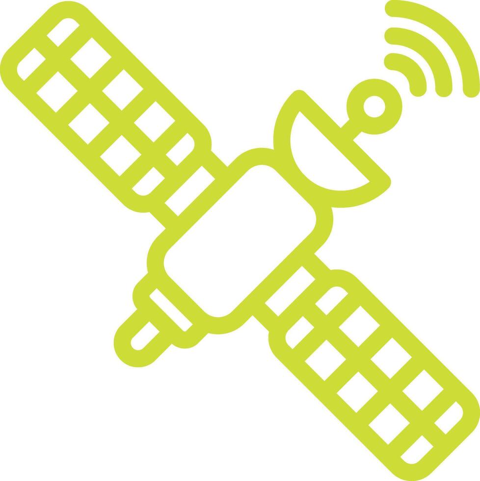 Satellite Icon Design Illustration vector