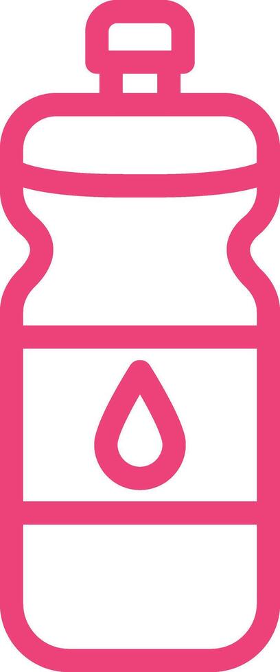Water bottle Icon Design Illustration vector