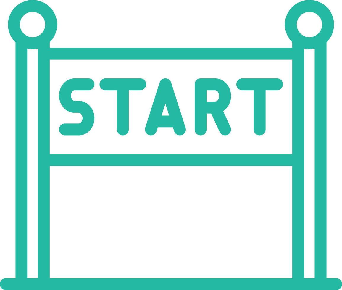 Start Icon Design Illustration vector