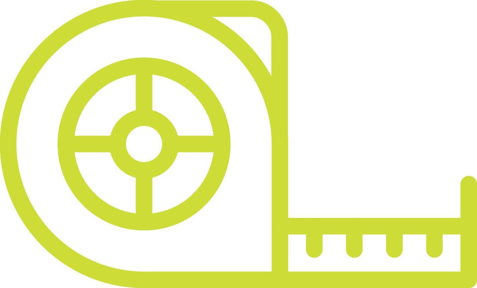 Measuring tape Icon Design Illustration vector