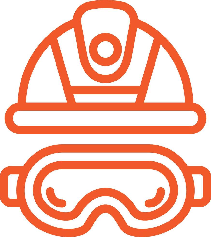 Safety glasses Icon Design Illustration vector