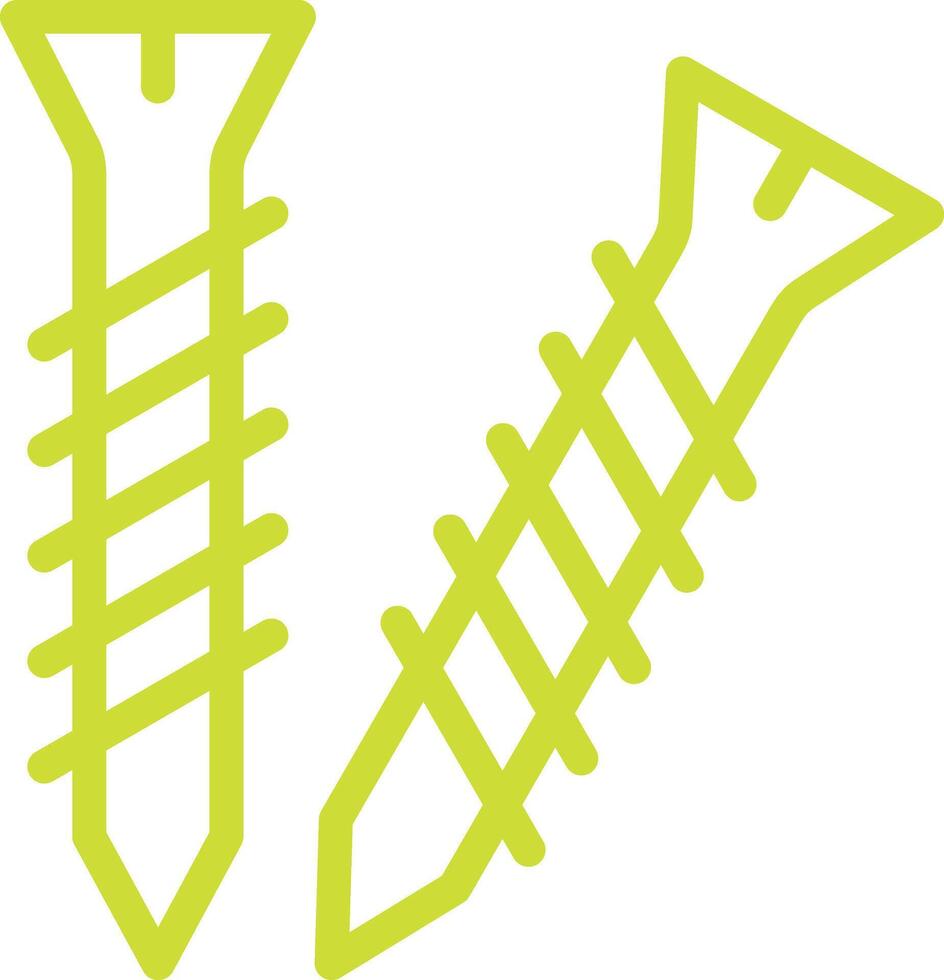 Screws Icon Design Illustration vector