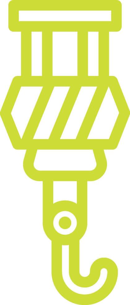 Crane hook Icon Design Illustration vector
