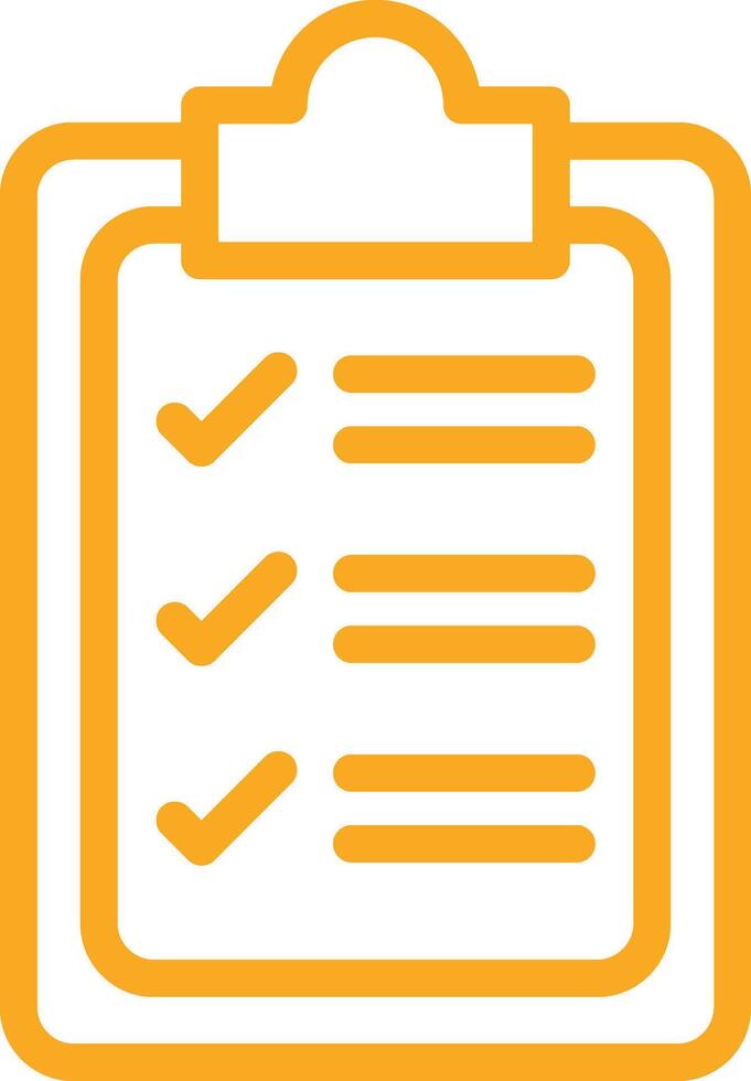 Checklist Icon Design Illustration vector