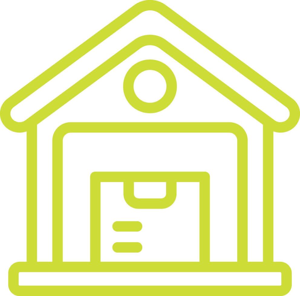 Ware house Icon Design Illustration vector