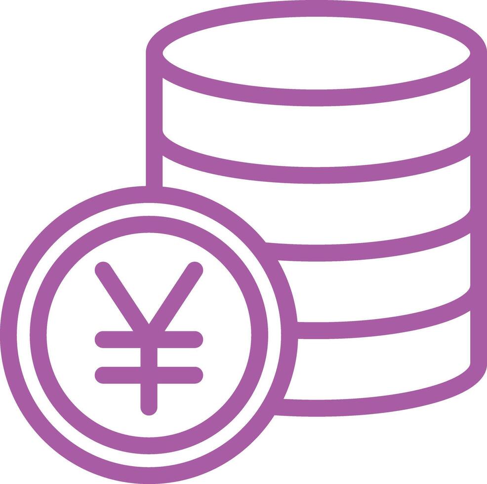 Yen Icon Design Illustration vector
