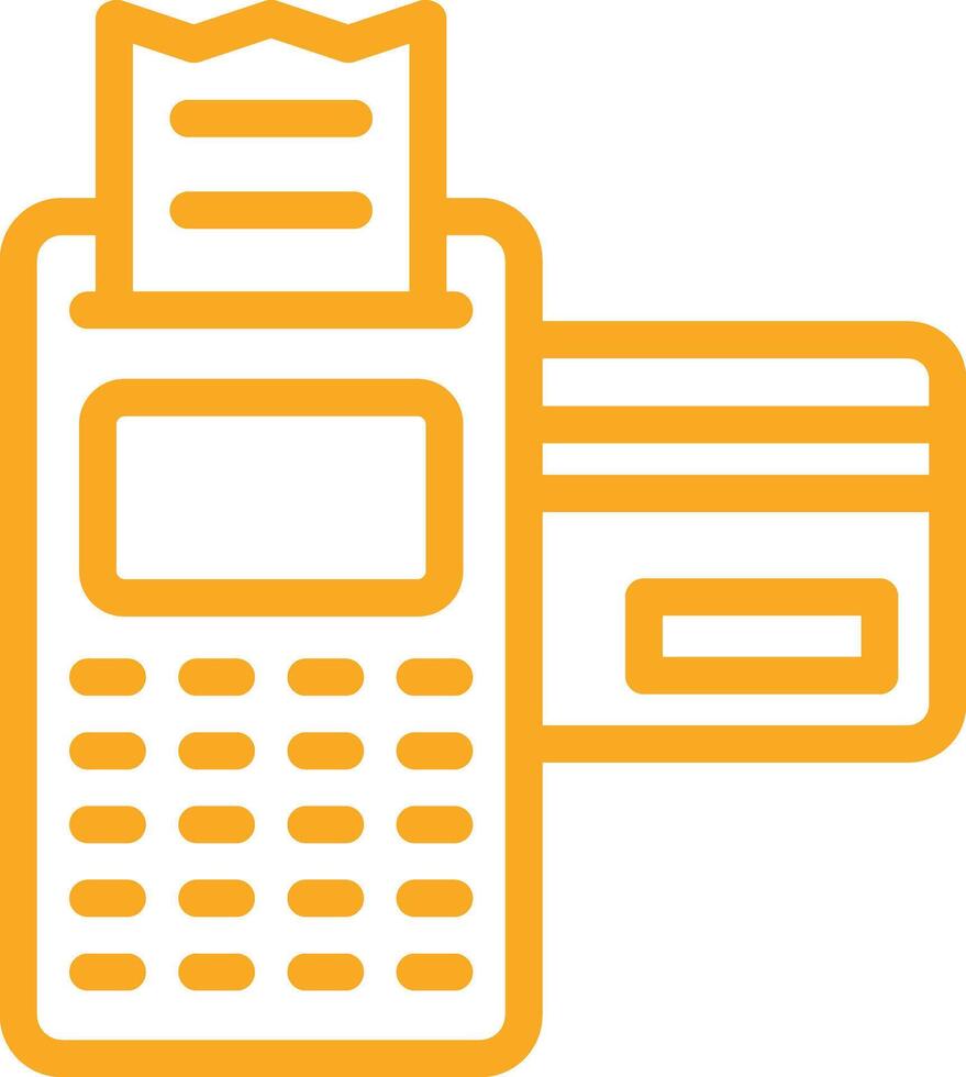 Credit machine Icon Design Illustration vector
