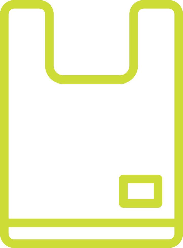 Plastic bag Icon Design Illustration vector