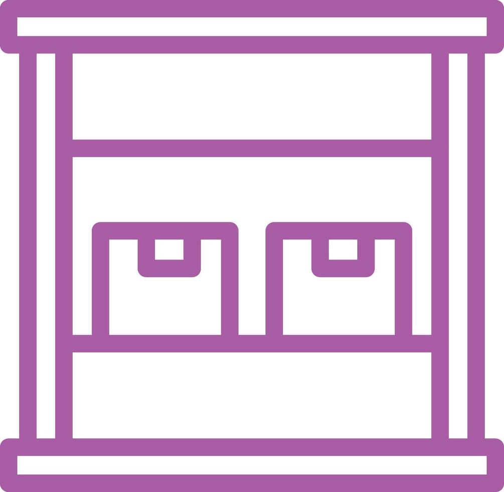 Shelf Icon Design Illustration vector