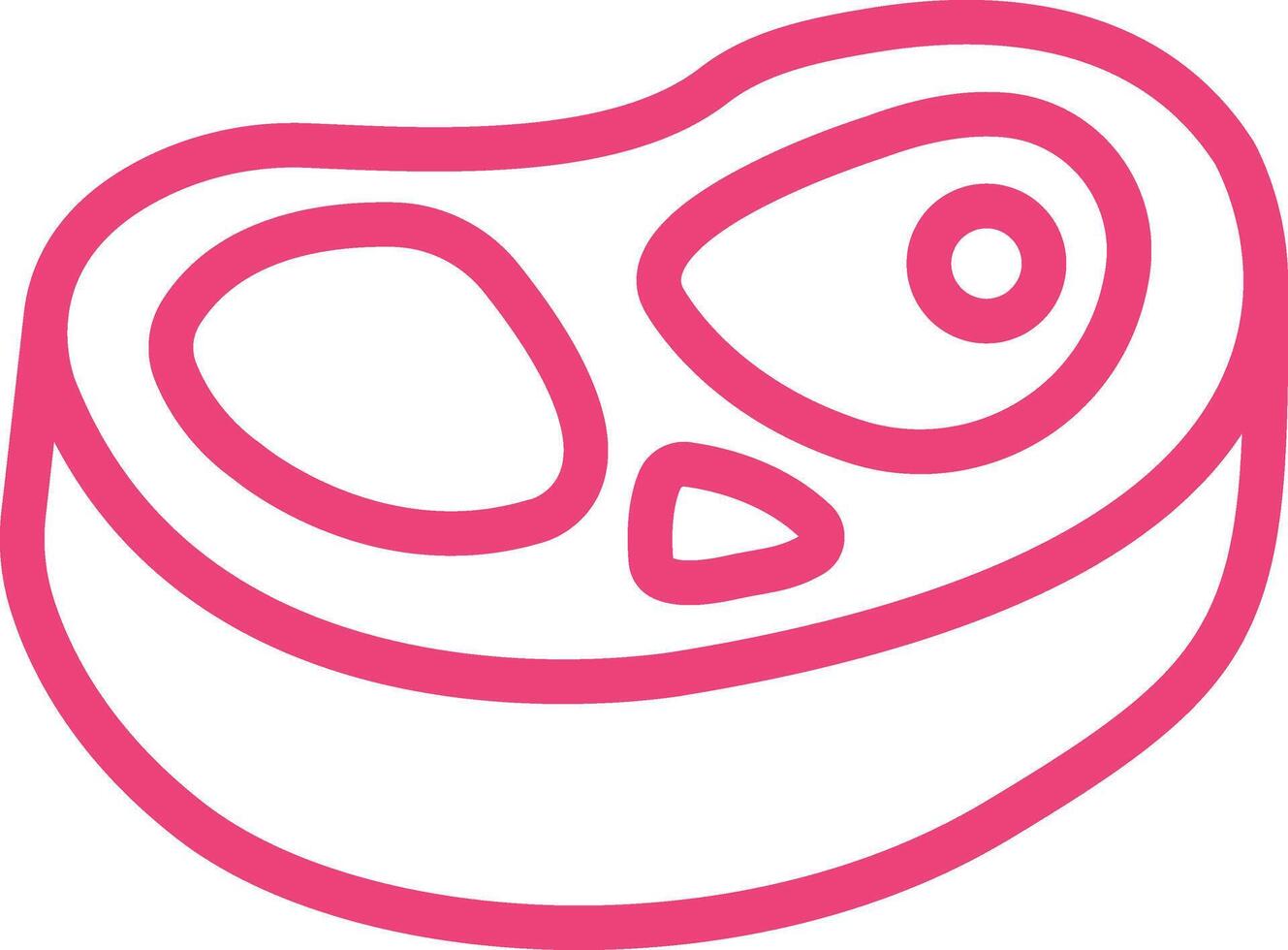 Meat Icon Design Illustration vector